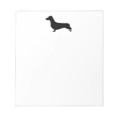Dachshund Note Pad Notitieblok (Voorkant)