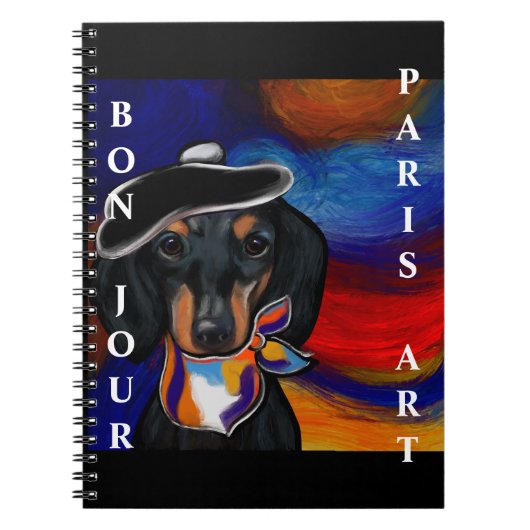 DACHSHUND NOTITIEBOEK (Voorkant)