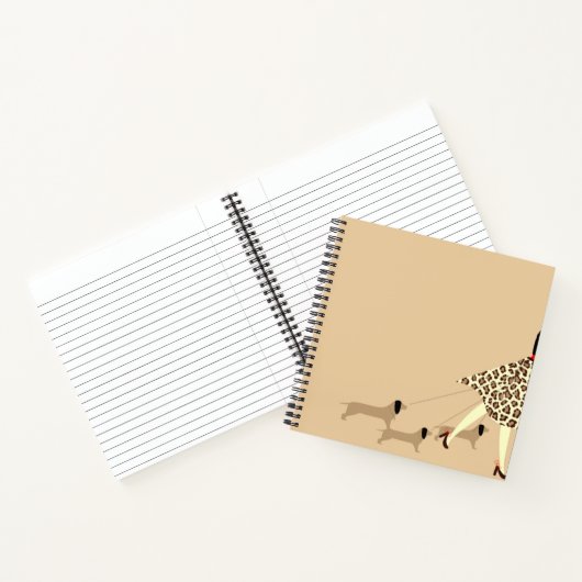 Dachshund-Notitieboek Notitieboek (Binnen)