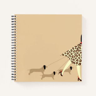 Dachshund-Notitieboek Notitieboek