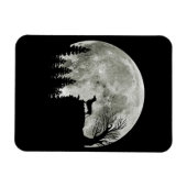 Dachshund On Mountain Halloween Graphic Tees Gifts Magneet (Horizontaal)