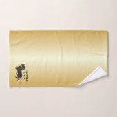 Dachshund ontwerp gepersonaliseerd bad handdoek (Handdoek)