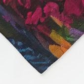 Dachshund op een peddel: Een Schilderachtig avontu Fleece Deken (Hoek)