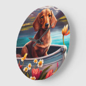 Dachshund op een peddel: Een Schilderachtig avontu Grote Klok (Hoek)