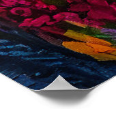 Dachshund op een peddel: Een Schilderachtig avontu Poster (Hoek)