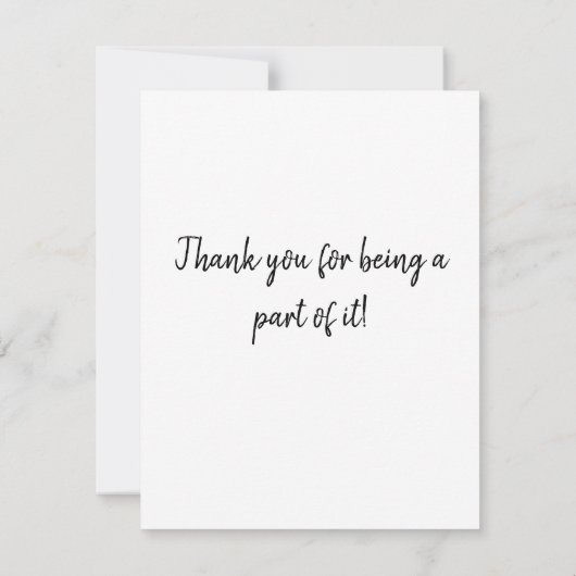 Dachshund op fiets bedankkaart (Achterkant)