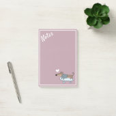 Dachshund op Skateboard Post-It Notities Post-it® Notes (Kantoor)
