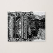 Dachshund op troon Crown Dog Legpuzzel (Horizontaal)