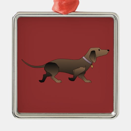 Dachshund Ornament (Voorkant)