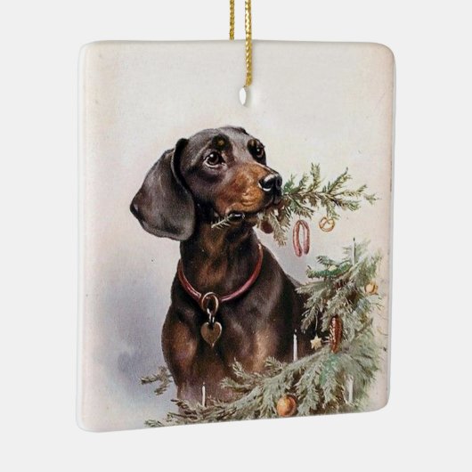 Dachshund Ornament (Rechts)