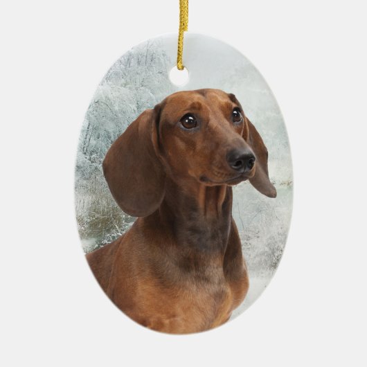 Dachshund Ornament (Voorkant)