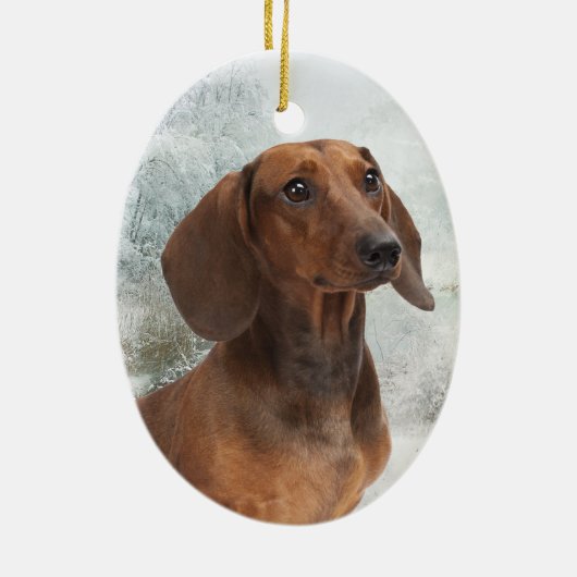 Dachshund Ornament (Achterkant)