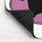 Dachshund Oval Roze Muismat (Hoek)