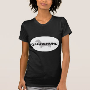 Dachshund Oval T-shirt