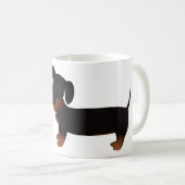 Dachshund Owner Humor Koffiemok (Voorkant rechts)