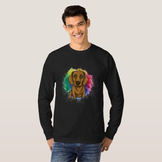 Dachshund Owner Sausage Dog Doxie Wiener Women Dac T-shirt (Voorkant volledig)