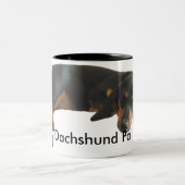Dachshund Pa Sleepy Puppy Mok (Center)