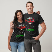Dachshund Pajama Dog Xmas T-shirt (Unisex)