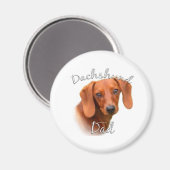 Dachshund Pap 2 Magneet (Voorkant / Achterkant)