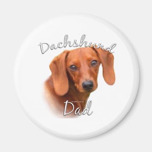 Dachshund Pap 2 Magneet (Voorkant)