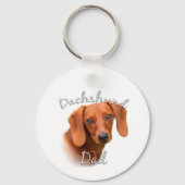 Dachshund Pap 2 Sleutelhanger (Achterkant)