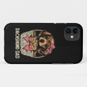 Dachshund Papa Schattige Dachshund Lover Mannen Wi Case-Mate iPhone Case (Achterkant (horizontaal))