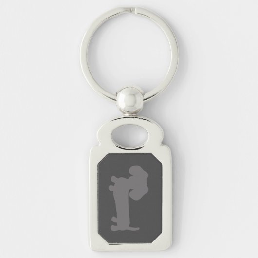 Dachshund Papa Sleutelhanger voor Wiener Hond Vade (Voorkant)