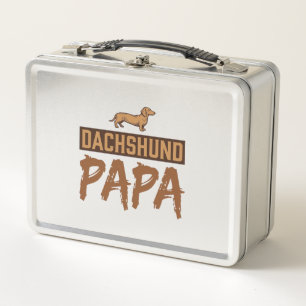 Dachshund Papa Vintage Gravure Hond Vader Design_1
