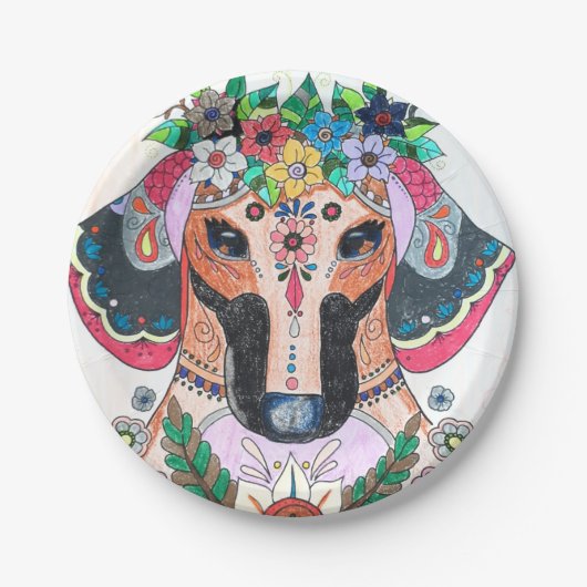 Dachshund Paper Bord (Voorkant)