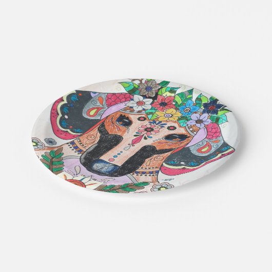 Dachshund Paper Bord (Gekanteld)