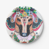 Dachshund Papieren Bord (Voorkant)