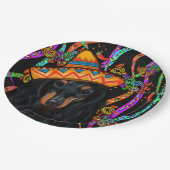 DACHSHUND PAPIEREN BORDJE (Gekanteld)