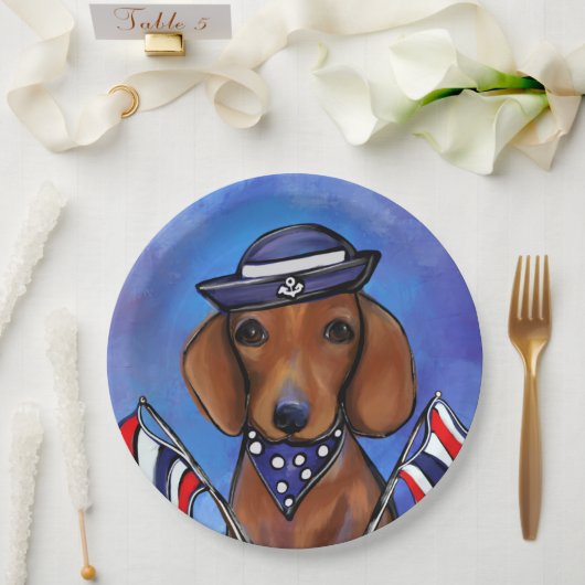 Dachshund Papieren Bordje (Huwelijk)