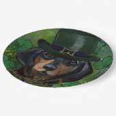 Dachshund papieren bordje (Gekanteld)