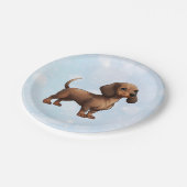 Dachshund Papieren Bordje (Gekanteld)