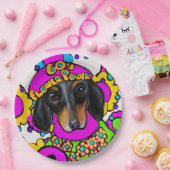 DACHSHUND PAPIEREN BORDJE (Feest)
