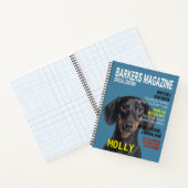 Dachshund Parody Magazine Hoesje Notitieboek (Binnen)