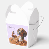 Dachshund Party Bedankdoosjes (Geopend)