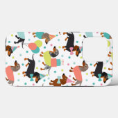 Dachshund Party Case-Mate iPhone Case (Achterkant (horizontaal))