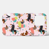 Dachshund Party Case-Mate iPhone Case (Achterkant (horizontaal))
