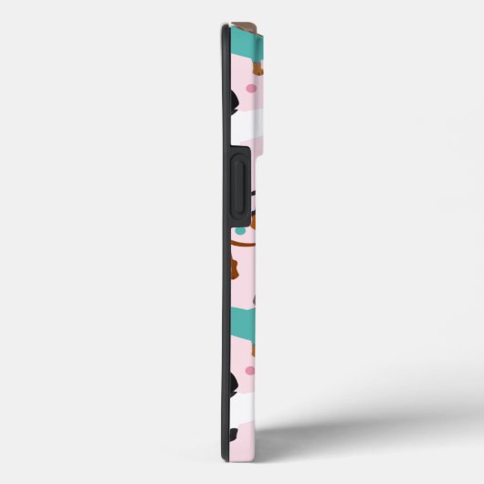 Dachshund Party Case-Mate iPhone Case (Achterkant / Rechts)