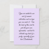 Dachshund Party Kaart (Achterkant)