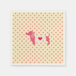 Dachshund Party Napkins Birthday Party Supplies Servetten