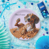 Dachshund Party Papieren Bordje (Feest)