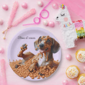 Dachshund Party Papieren Bordje (Feest)