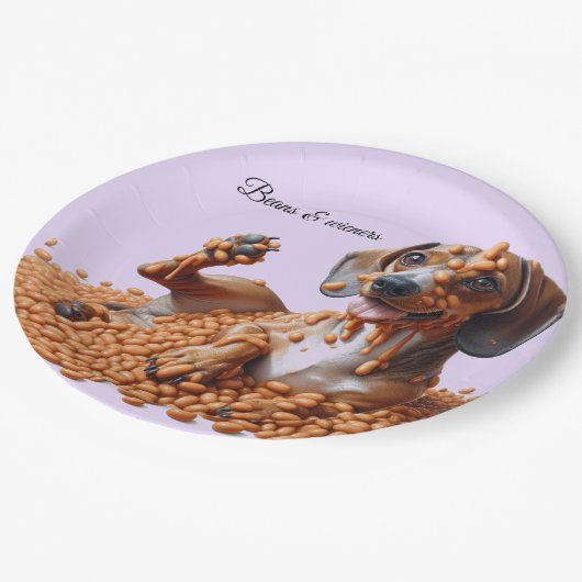 Dachshund Party Papieren Bordje (Gekanteld)