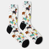 Dachshund Party Socks Sokken (Rechts)