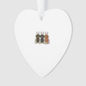 Dachshund Pasen T-Shirt Ornament (voorkant)