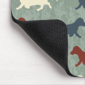 Dachshund Pattern - Gepersonaliseerd Muismat (Hoek)