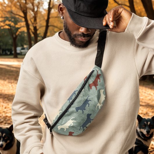 Dachshund Pattern Heuptasje